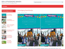 Tablet Screenshot of eenuitnodigingmaken.com